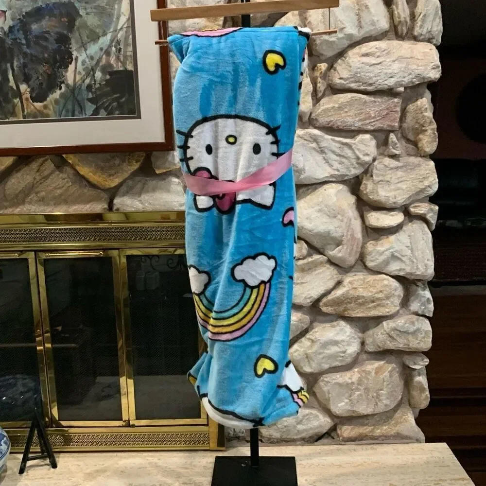 Hello kitty Rainbow blanket
